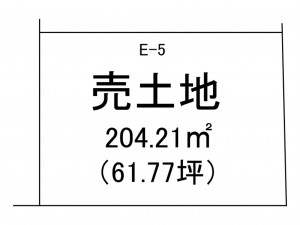 出雲市塩冶町、土地の間取り画像です