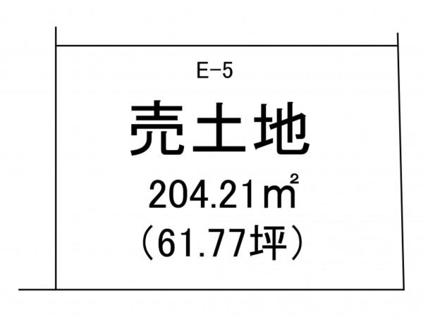 出雲市塩冶町、土地の間取り画像です