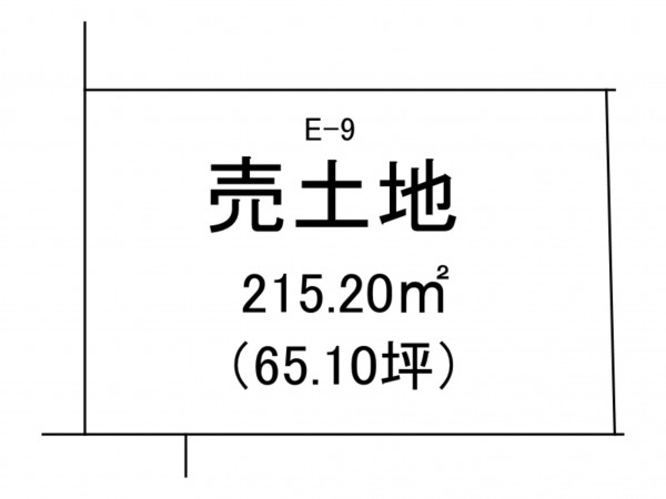 出雲市塩冶町、土地の間取り画像です