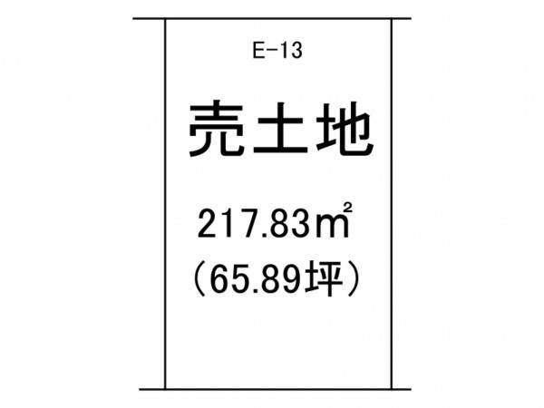 出雲市塩冶町、土地の間取り画像です
