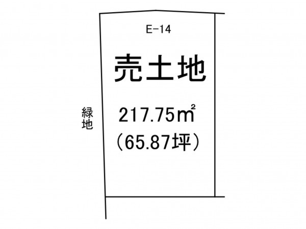 出雲市塩冶町、土地の間取り画像です