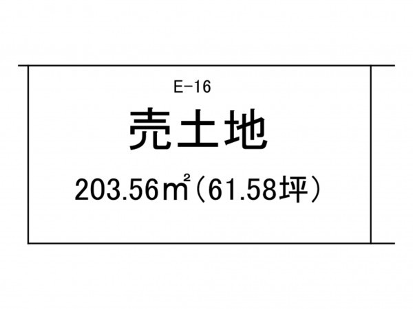 出雲市塩冶町、土地の間取り画像です