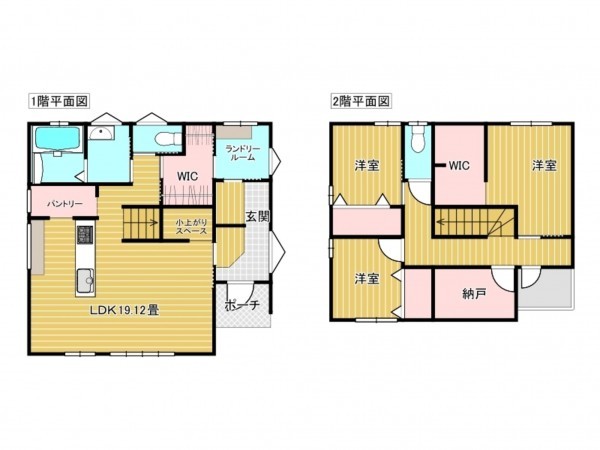 出雲市斐川町出西、中古一戸建ての間取り画像です