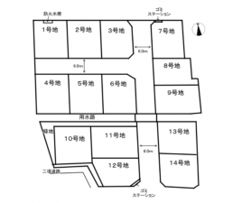 出雲市大津町、土地の画像です