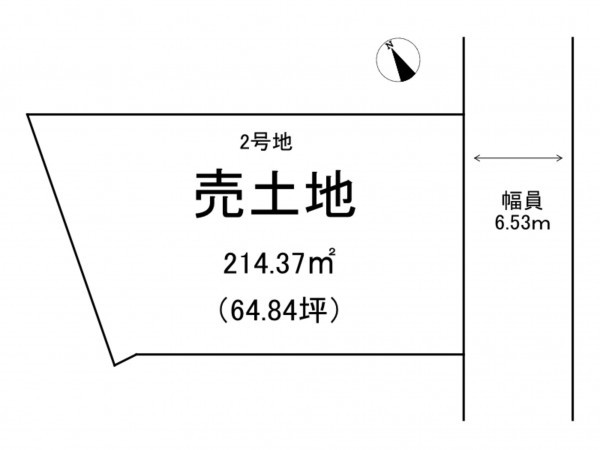出雲市塩冶町、土地の間取り画像です