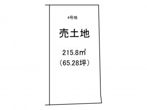 出雲市矢野町、土地の間取り画像です