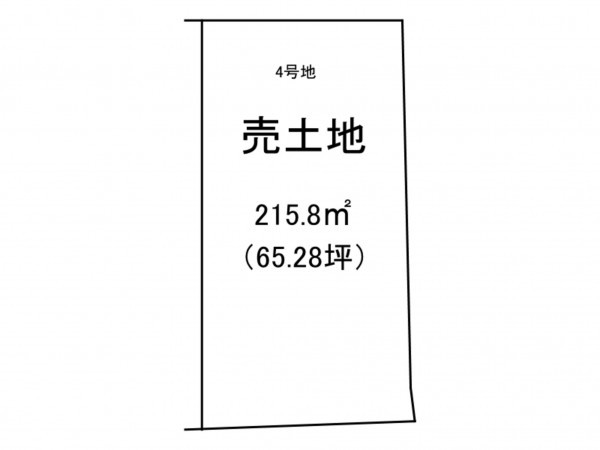 出雲市矢野町、土地の間取り画像です