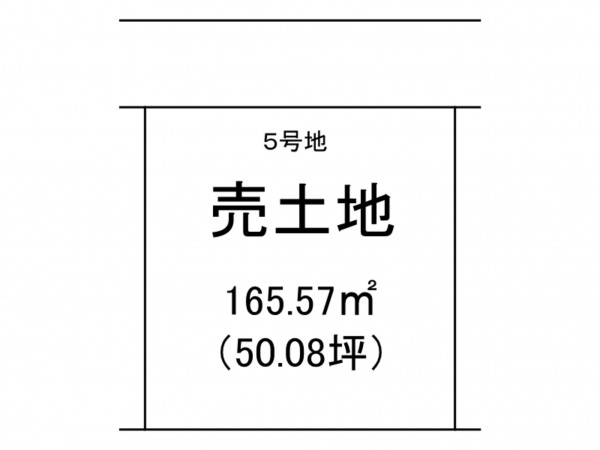 出雲市斐川町上庄原、土地の間取り画像です