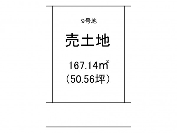 出雲市斐川町上庄原、土地の間取り画像です