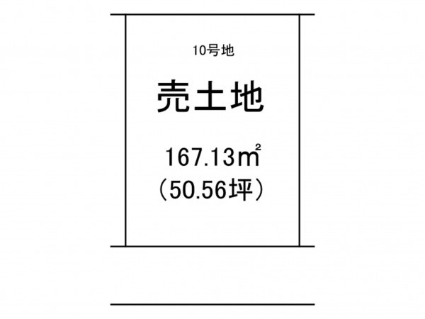 出雲市斐川町上庄原、土地の間取り画像です