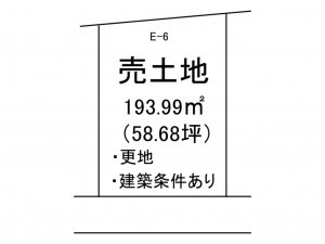 出雲市塩冶町、土地の間取り画像です