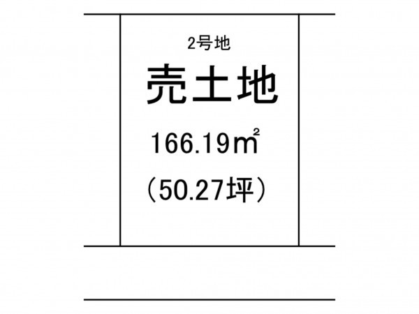 出雲市渡橋町、土地の間取り画像です