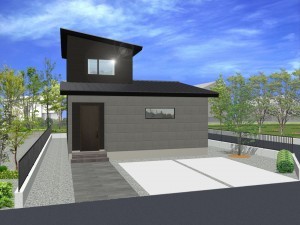 出雲市斐川町上直江、新築一戸建ての画像です