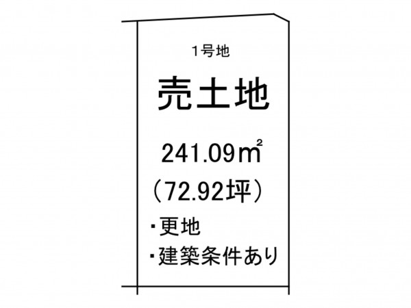 出雲市斐川町併川、土地の間取り画像です