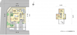 出雲市大津町、新築一戸建ての画像です