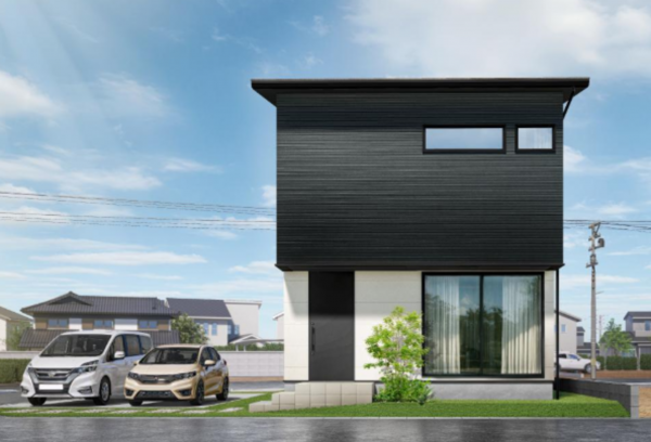 出雲市小山町、新築一戸建ての外観画像です