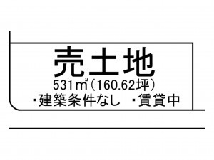 出雲市荒茅町、土地の間取り画像です