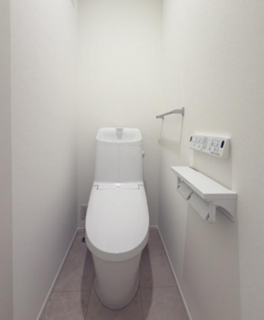 出雲市小山町、新築一戸建てのトイレ画像です