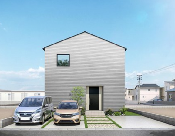 出雲市大津町、新築一戸建ての外観画像です