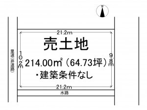 出雲市松寄下町、土地の間取り画像です