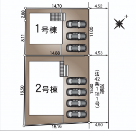 出雲市斐川町神氷、新築一戸建ての画像です