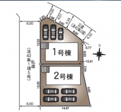 出雲市上塩冶町、新築一戸建ての画像です