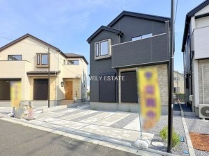 草加市青柳、新築一戸建ての外観画像です