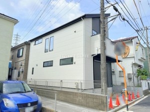 草加市瀬崎、新築一戸建ての外観画像です