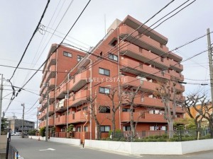 草加市瀬崎、マンションの外観画像です