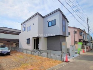 越谷市赤山町、新築一戸建ての外観画像です