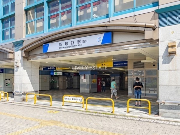 越谷市赤山町、新築一戸建ての駅画像です