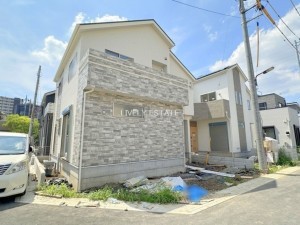 草加市吉町、新築一戸建ての外観画像です