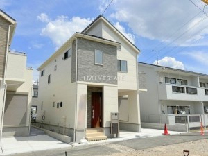 草加市吉町、新築一戸建ての外観画像です