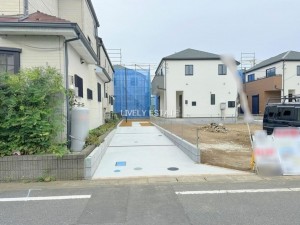 草加市清門、新築一戸建ての外観画像です