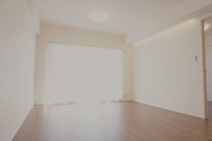 草加市新里町、マンションの居間画像です