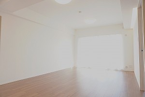 草加市新里町、マンションの居間画像です