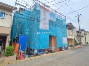 越谷市東町、新築一戸建ての外観画像です