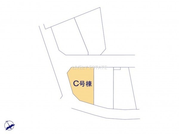 草加市谷塚上町、新築一戸建ての画像です