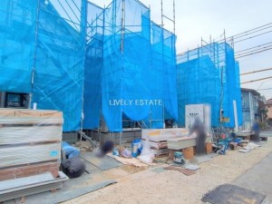 越谷市宮本町、新築一戸建ての外観画像です