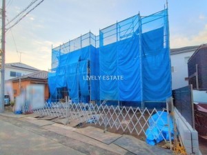 草加市弁天、新築一戸建ての外観画像です