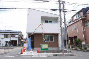 越谷市蒲生東町、新築一戸建ての外観画像です