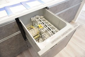 越谷市蒲生東町、新築一戸建てのキッチン画像です