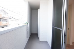越谷市蒲生東町、新築一戸建てのバルコニー画像です