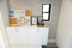 草加市柳島町、新築一戸建ての玄関画像です