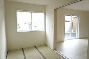 越谷市弥栄町、新築一戸建ての寝室画像です