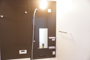 越谷市大字大竹、新築一戸建ての風呂画像です