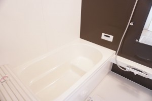 越谷市大字大竹、新築一戸建ての風呂画像です