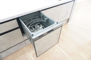 越谷市大字大竹、新築一戸建てのキッチン画像です