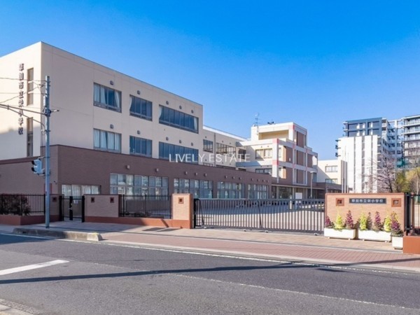 草加市栄町、マンションの小学校画像です