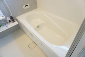 草加市瀬崎、新築一戸建ての風呂画像です